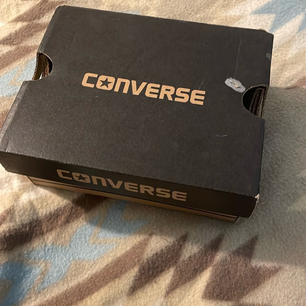 Toddler kids Black Converse side 5 - Picture 2 of 4